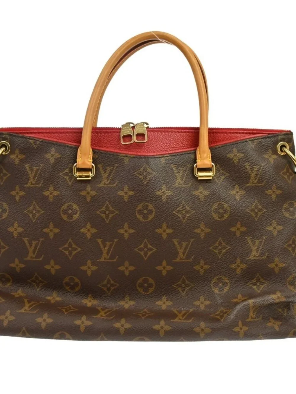 LOUIS VUITTON Pallas MM Monogram Handbag M41175